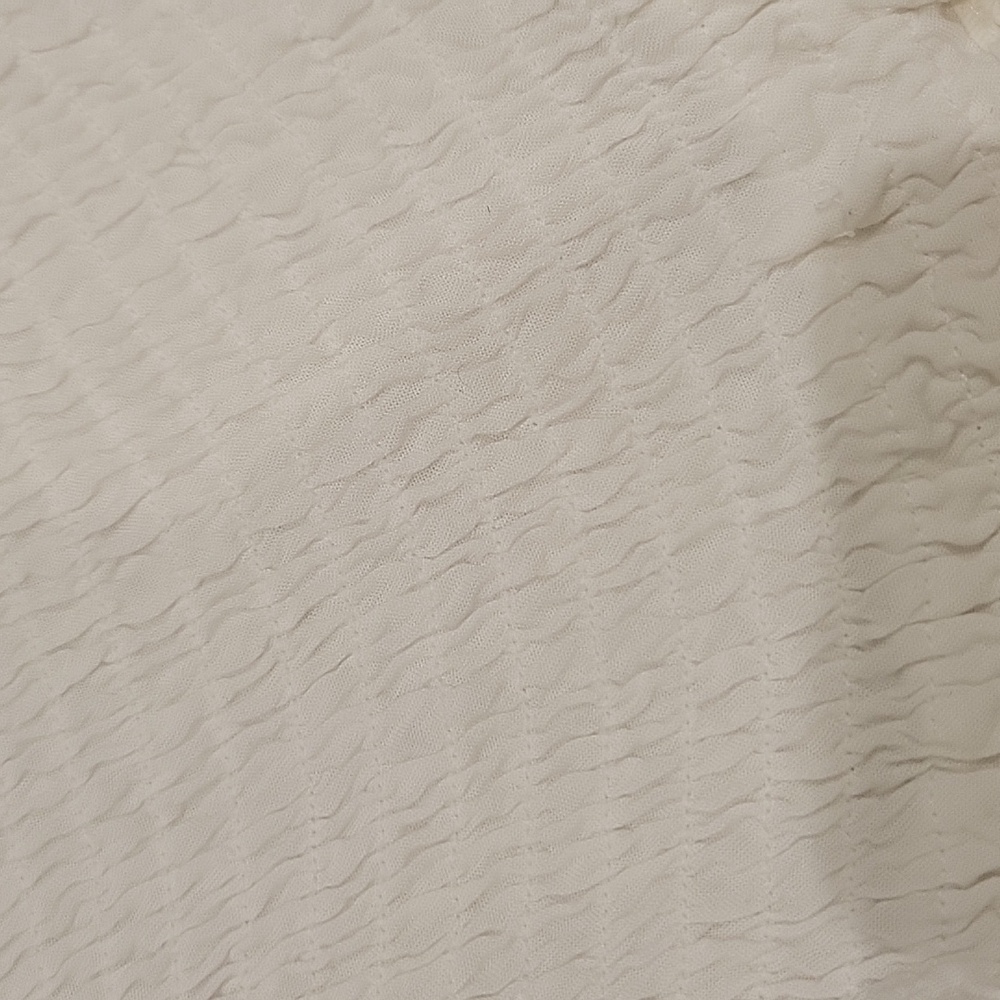 Vintage Havana White Smocked Off the Shoulder Eyelet Bell Sleeve Top S - Picture 5 of 5